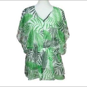 NWT West loop sheer bathing suit cover one size